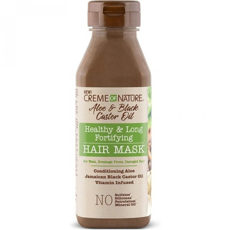 Creme of Nature Aloe & Black Castor Oil Healthy & Long Fortifying Hair Mask 12oz 355ml