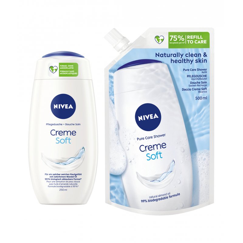 NIVEA 4005808808717 gel douche et nettoyant pour le corps 500 ml Femmes Amande