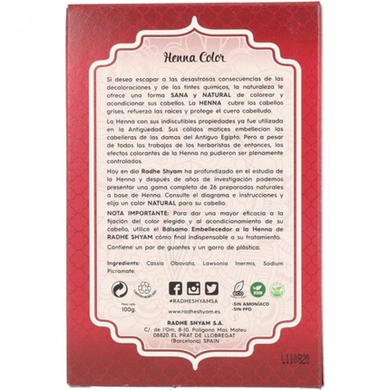 Henna Super Dark Mahogany Dust