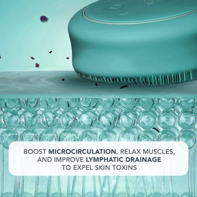 FOREO LUNA 4 Body Evergreen Massage Body Brush Exfoliating Scrubber 100% Waterproof USB-Rechargeable