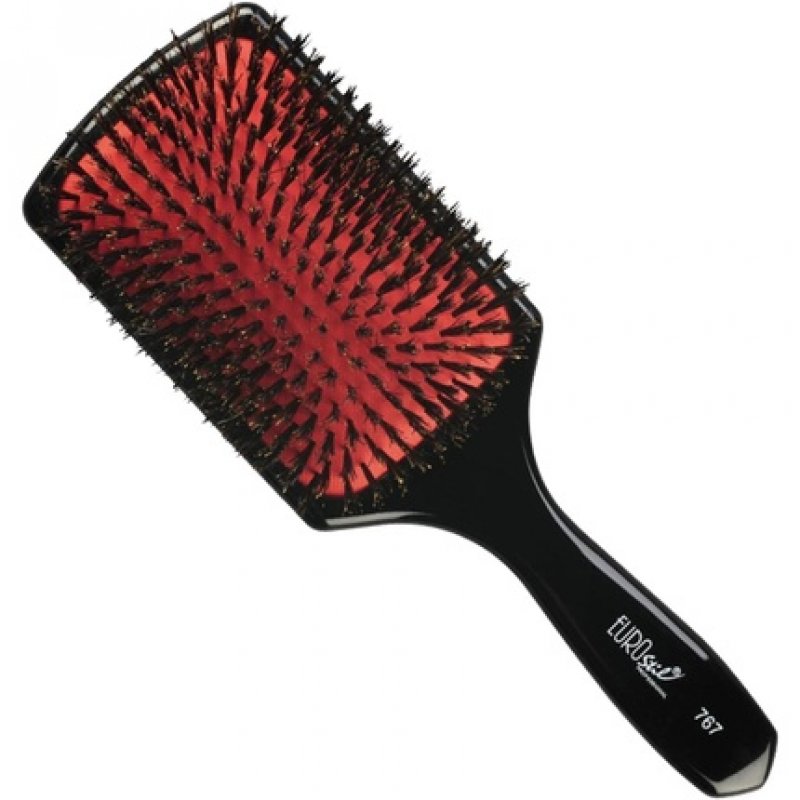 Eurostil Large Rectangular Mixed Bristle Hairbrush 200g