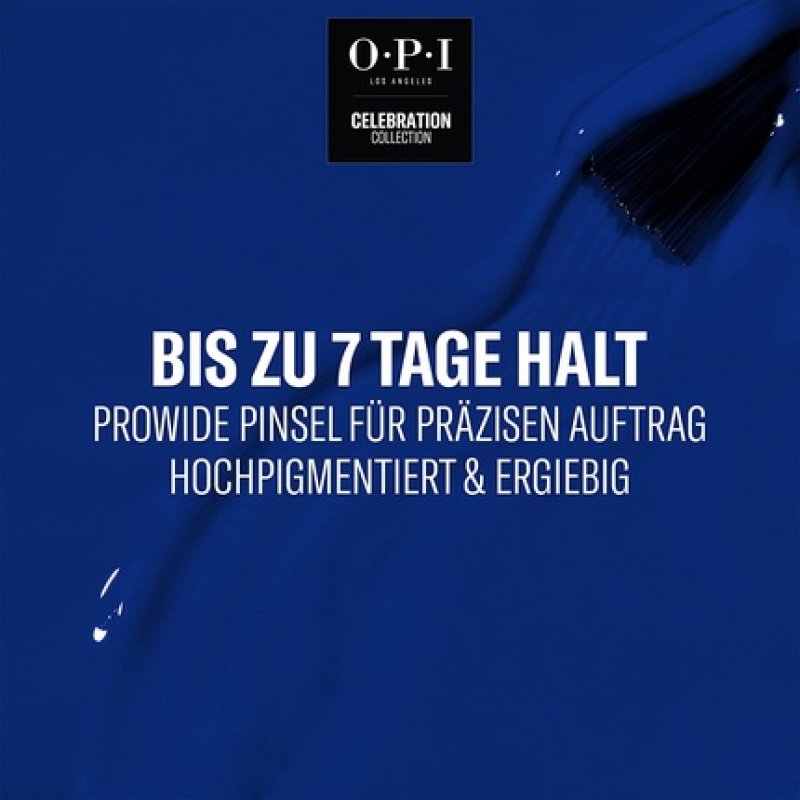 OPI Nail Lacquer Celebration Collection Ring In The Blue Year 15ml (HRN09)