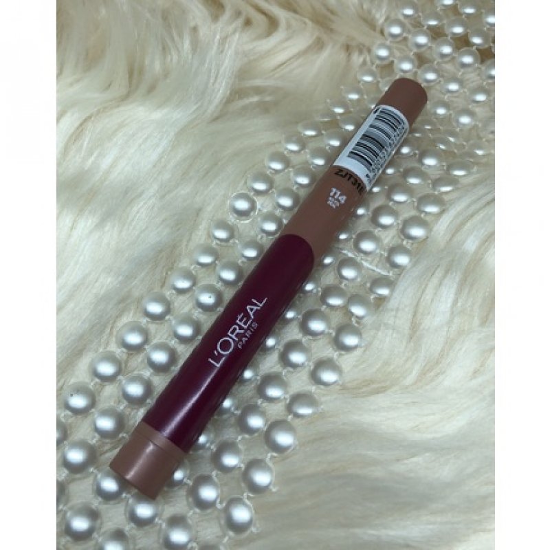 L'Oreal Matte Lip Crayon Lipstick 114 No Fig Deal 1.3g