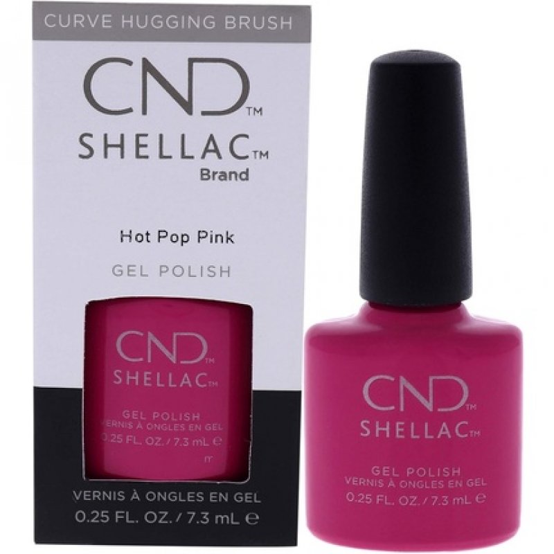 CND Shellac Hot Pop Pink 7.3ml