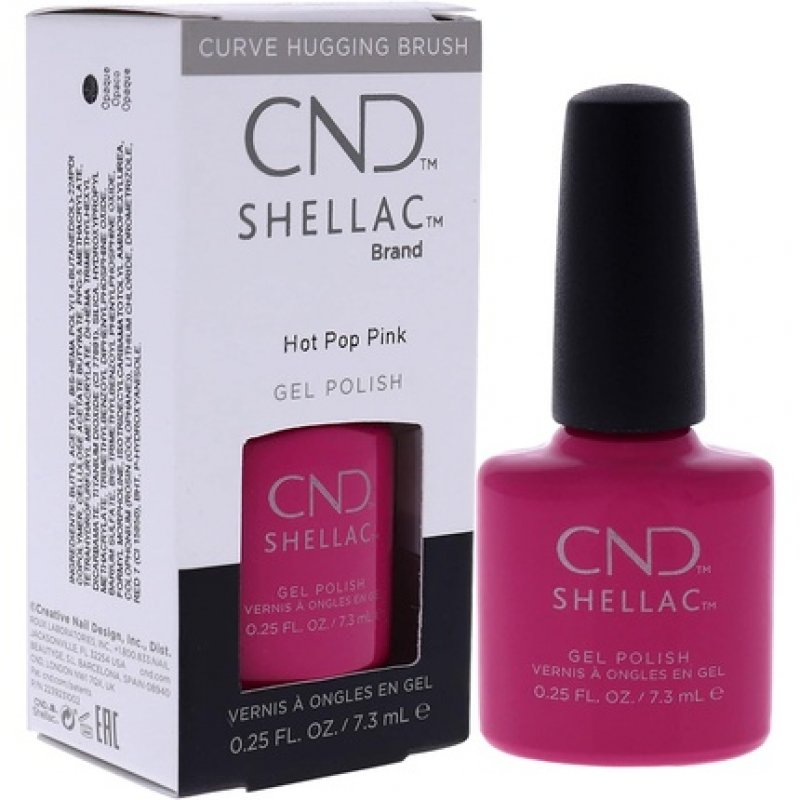 CND Shellac Hot Pop Pink 7.3ml