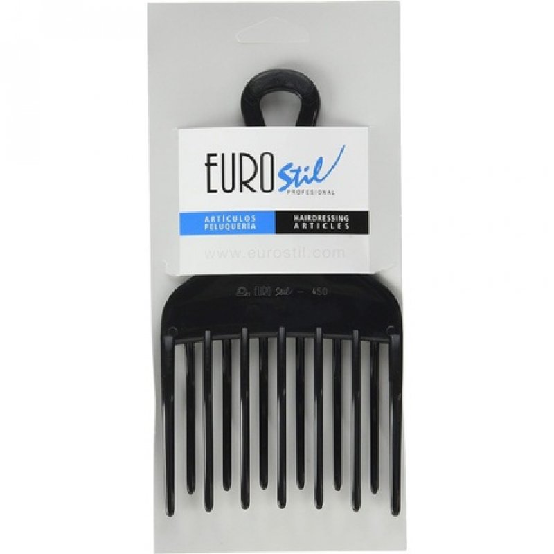 Eurostil Ahuecador Double Prong Comb 13cm