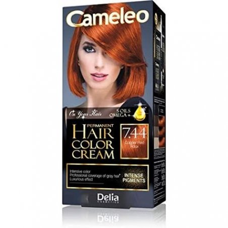 Cameleo Permanent Hair Colour Cream Copper Red Intensive Color & Protection 5 Oils Omega Plus Acids Professional