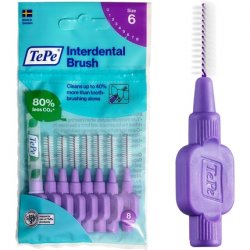 TePe Interdental Brush Original Purple 1.1mm/ISO 6 8pcs