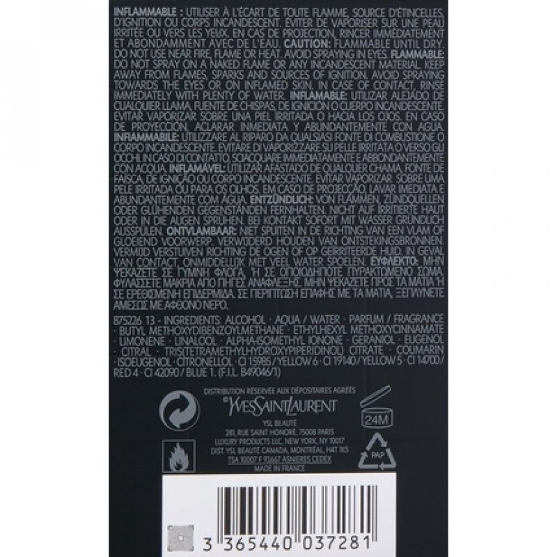 Yves Saint Laurent La Collection M7 Oud Absolu Eau de Toilette for Men 80ml