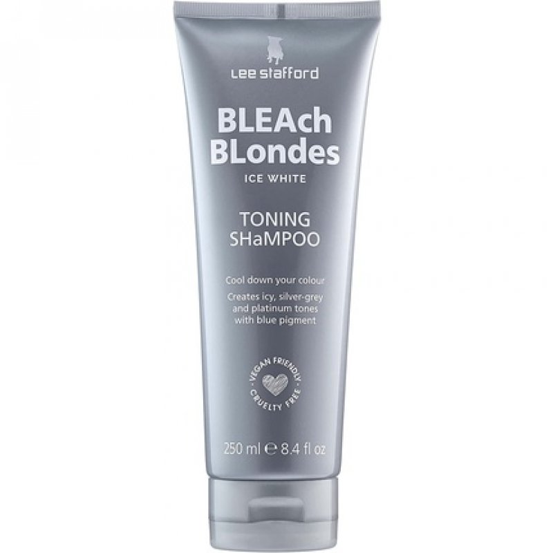 Lee Stafford Bleach Blondes Ice White Silver Toning Shampoo for Blonde Hair