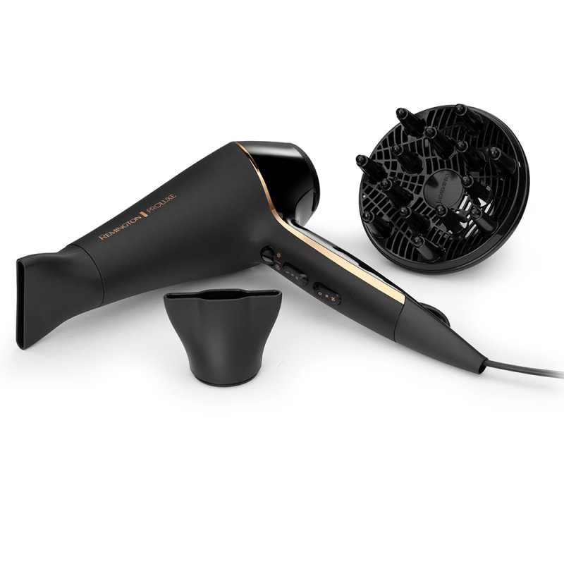 Remington PROLuxe Midnight Edition sèche-cheveux 2400 W Noir, Or
