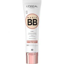 L'Oréal Paris BB Crème C'est Magic 5-in-1 Moisturising Tint Cream 24H For All Skin Types Light and Natural Coverage