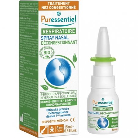 Puressentiel Respiratory Bio Hypertonic Nasal Spray 15ml