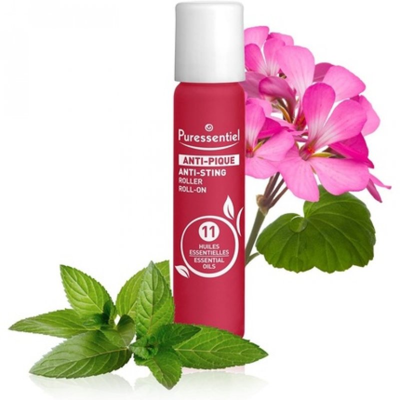 Puressentiel Anti Stick Soothing Roller with 11 Essential Oils Organic 5ml