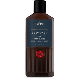 CREMO Reserve Collection Palo Santo Body Wash for Men Luxury Fragrance Shower Gel 473ml