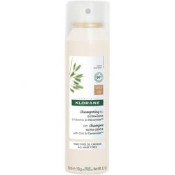Klorane Ultra Gentle Dry Shampoo with Oat and Ceramide-Like for Dark Hair 150ml