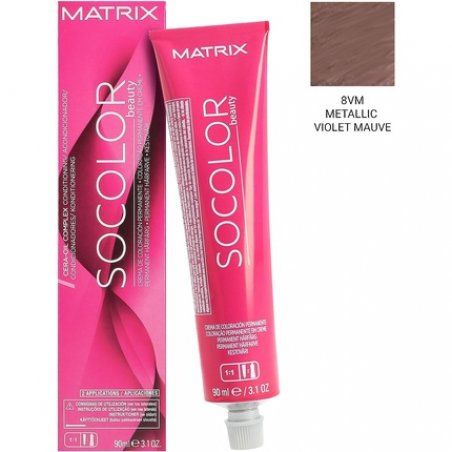 Matrix Socolor Beauty 8 Dark Light Blonde Metallic Violet Mauve 90ml