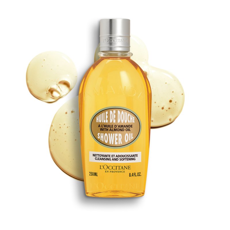 L'Occitane Almond 250 ml Huile de douche Unisexe Corps Amande