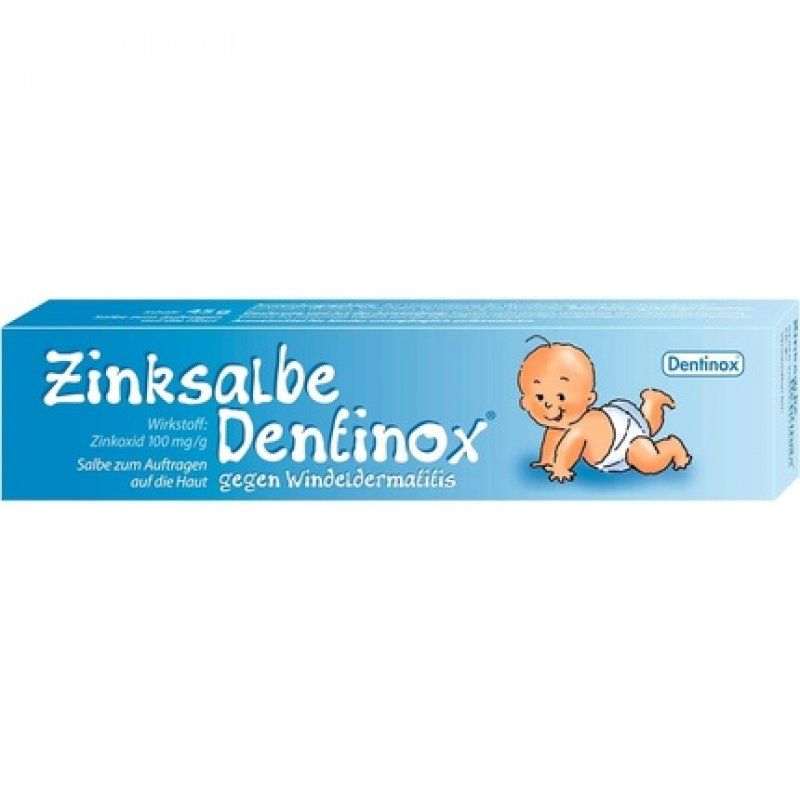 Dentinox Zinc Ointment for Diaper Dermatitis Rapid Mild Wound Healing Cream 45g