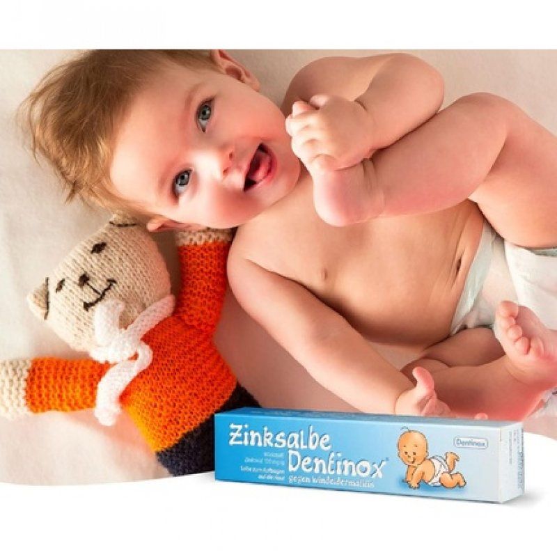 Dentinox Zinc Ointment for Diaper Dermatitis Rapid Mild Wound Healing Cream 45g
