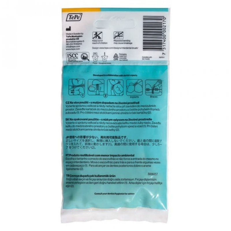 Tepe Interdental Angle Size 4 Yellow 0.7mm