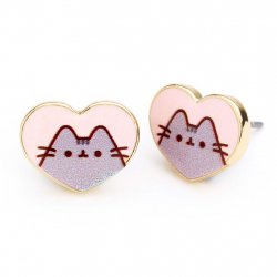 PUSHEEN - Love - Boucles d'Oreilles