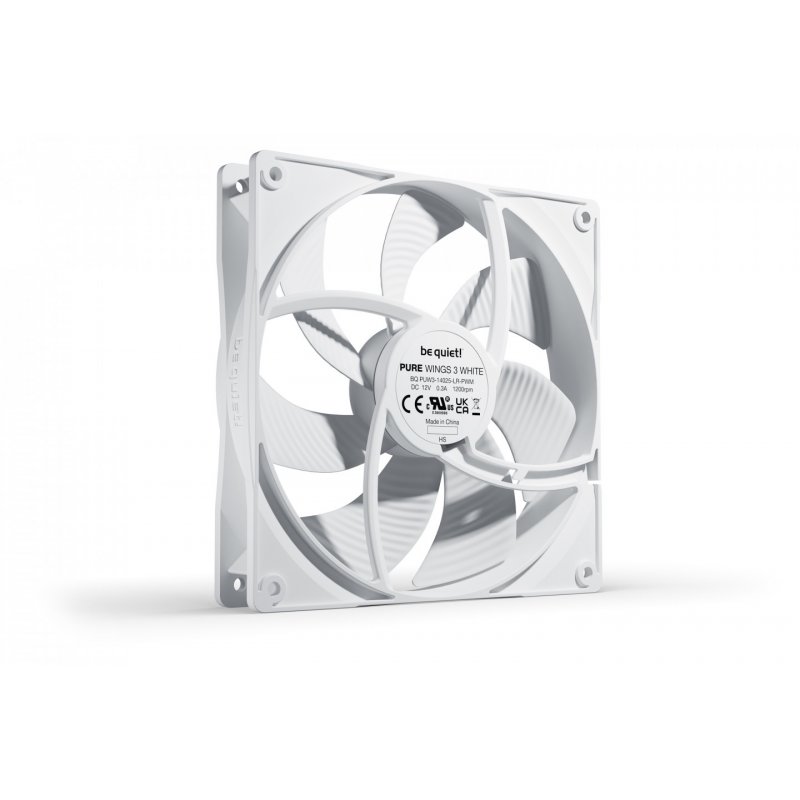 be quiet! Pure Wings 3 140mm PWM White Computer case Fan 14 cm 1 pc(s)