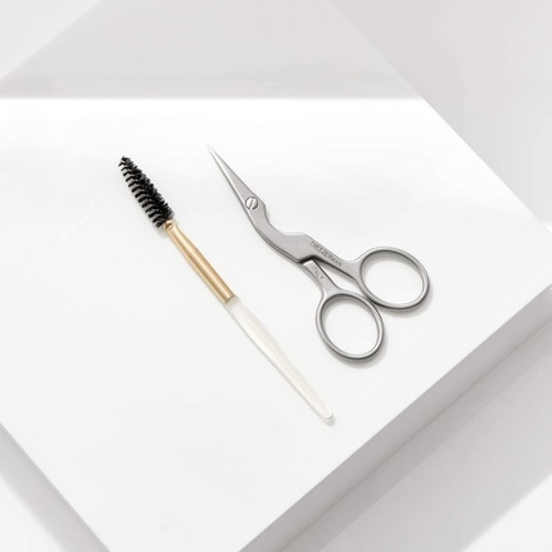 Tweezerman Brow Shaping Scissors and Brush