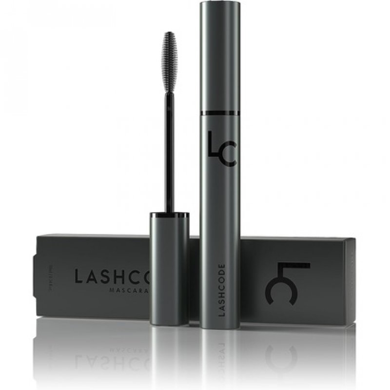 LASHCODE Mascara for Perfectly Long and Thick Lashes with Baicalin, Arginine, and Natural Germ Extracts for Fast Growth
