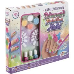 Grafix XO-Style Diamond Nail Art for Kids 6 with Non-Toxic Nail Polish and Decorative Glitter Stones