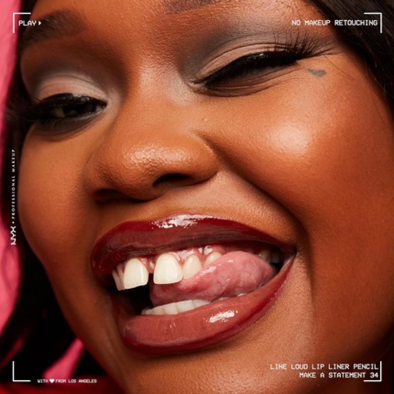 NYX Professional Makeup Line Loud Lip Pencil Waterproof Infused with Jojoba Oil Smooth Comfy Lips Soft Matte Finish