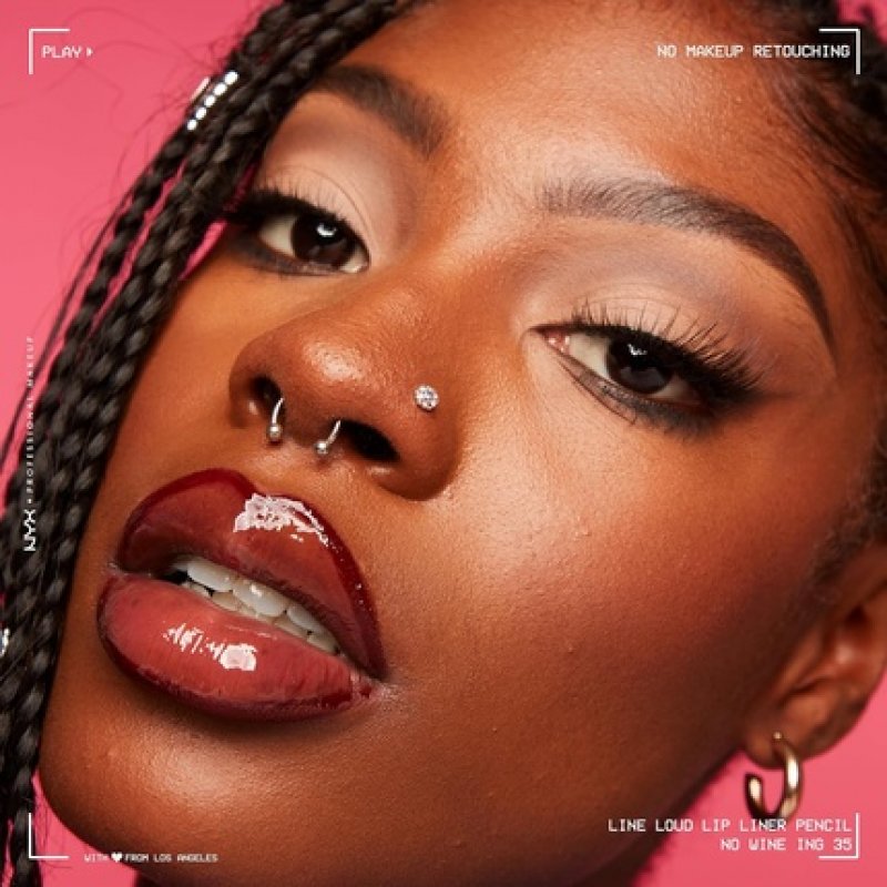 NYX Professional Makeup Line Loud Lip Pencil Waterproof Infused with Jojoba Oil Smooth Comfy Lips Soft Matte Finish