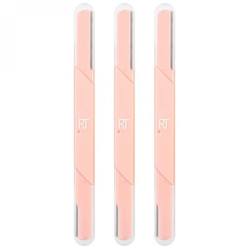 Real Techniques Face and Eyebrow Razor Double-Ended Peeling Dermaplaning Women's Facial Razor Multi-Purpose Precision