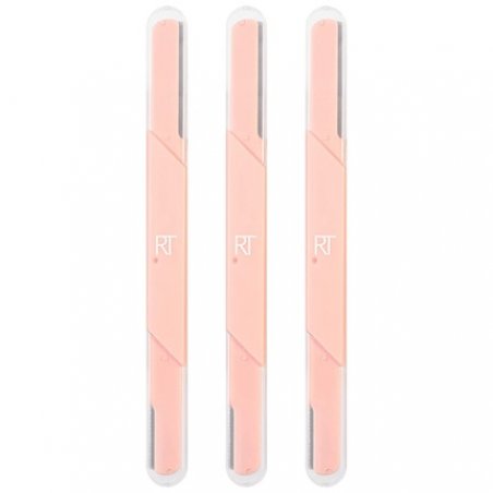 Real Techniques Face and Eyebrow Razor Double-Ended Peeling Dermaplaning Women's Facial Razor Multi-Purpose Precision