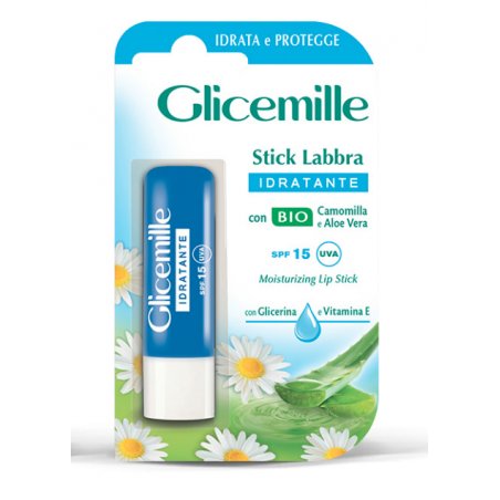 Glicemille Moisturizing SPF15 lip balm & scrub Unisex 5.5 ml