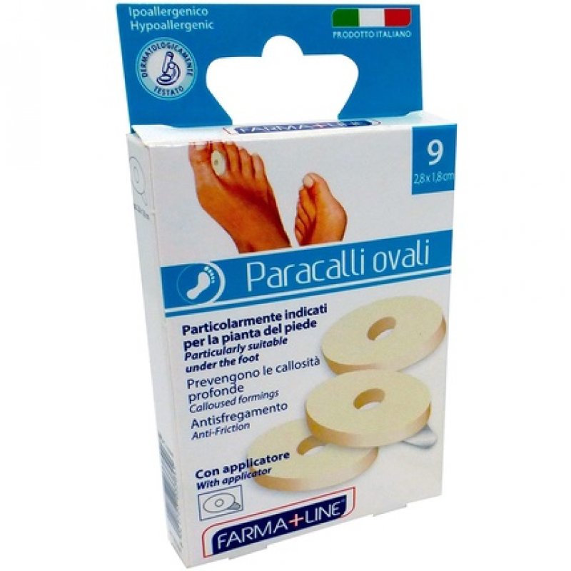 CASAPIU' SRL Bumper with Farmaline Oval Protective Caps with Pharmaline Applicator PARACALLI OVALI Con APPLICATORE