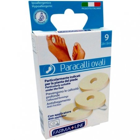 CASAPIU' SRL Bumper with Farmaline Oval Protective Caps with Pharmaline Applicator PARACALLI OVALI Con APPLICATORE