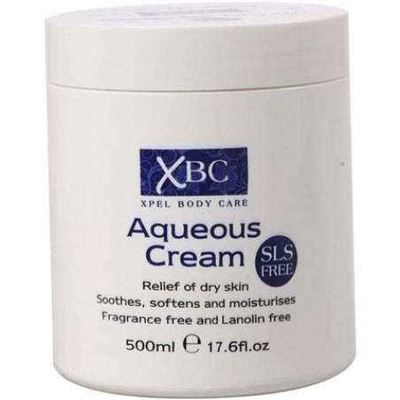 XBC SLS Free Aqueous Body Cream Dry Skin Moisturizer Cream 500ml