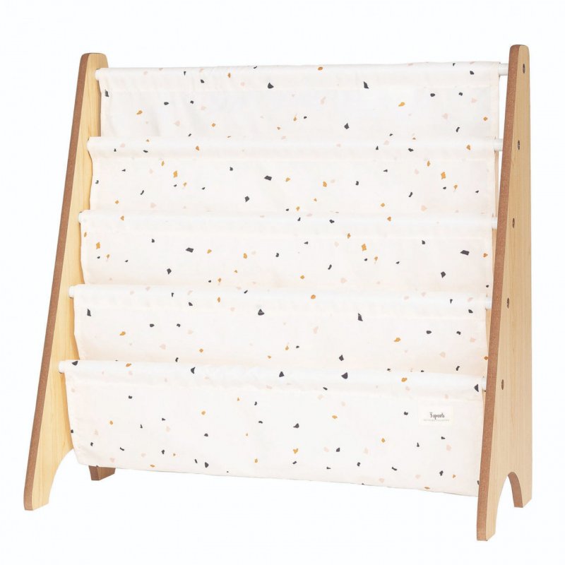 3 Sprouts terrazzo 4 étagères Crème, Multicolore Bibliothèque à compartiments