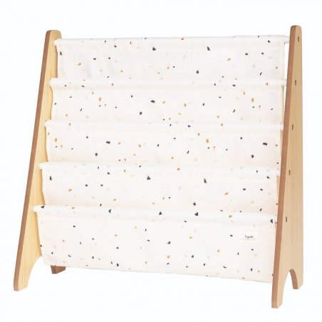 3 sprouts - Book Rack Terrazzo/Cream