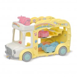Sylvanian Families Le bus et sa cour de récréation