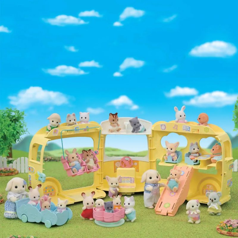 Sylvanian Families - Rainbow Fun Kindergarten Bus (5744)