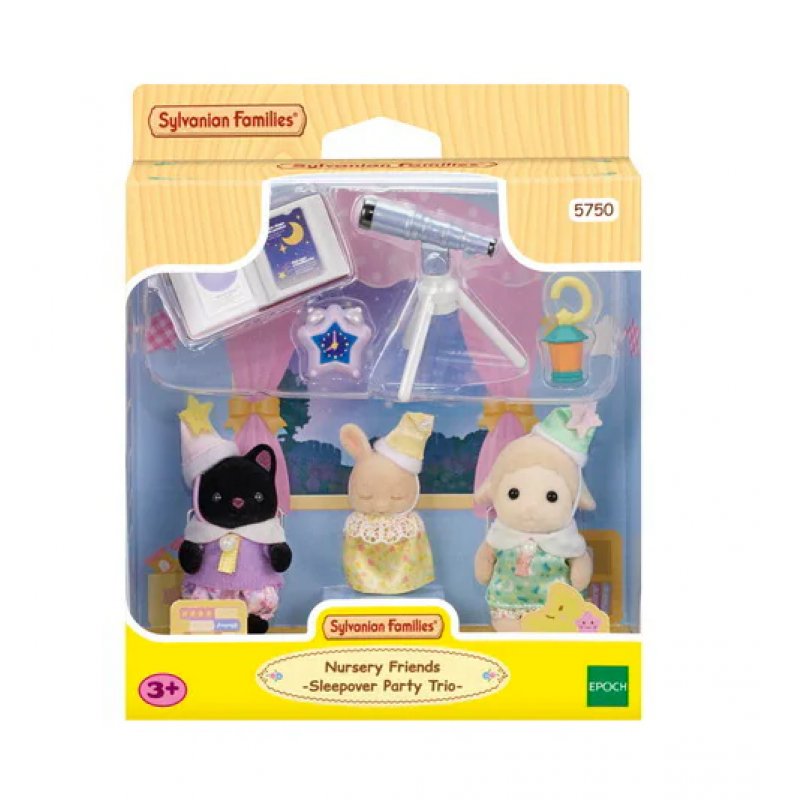 Sylvanian Families Le trio des bébés pyjama party