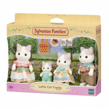 Sylvanian Families La famille Chat Latté