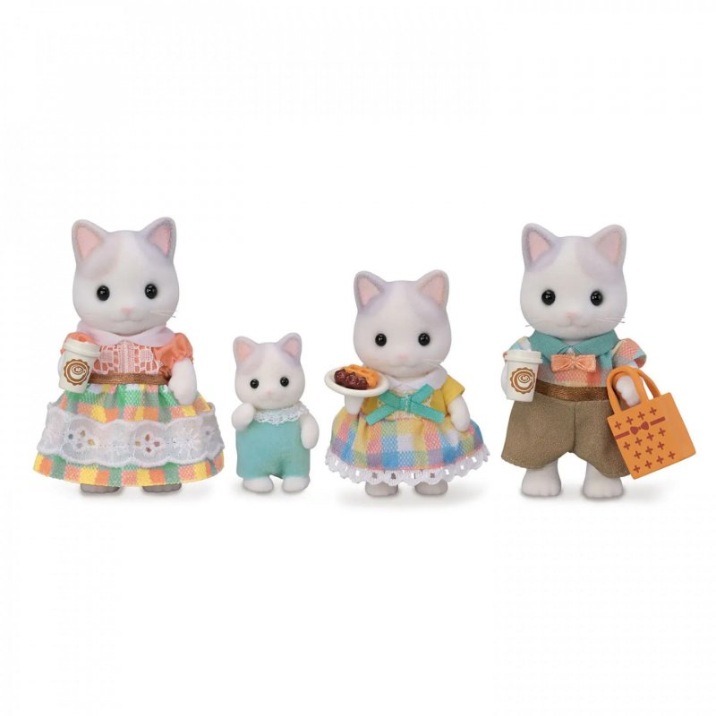 Sylvanian Families - Latte Cat Family (5738)