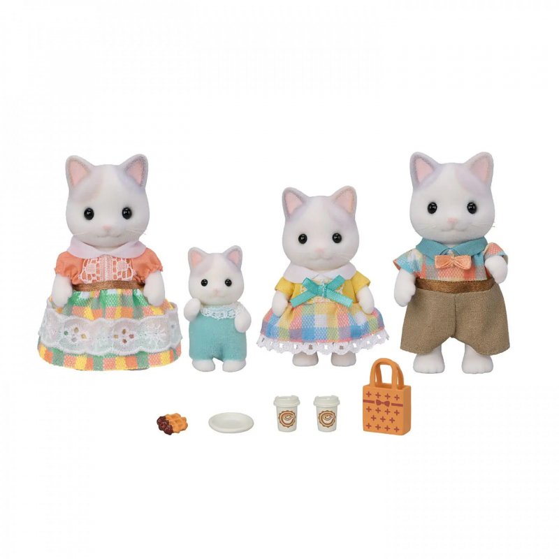 Sylvanian Families La famille Chat Latté