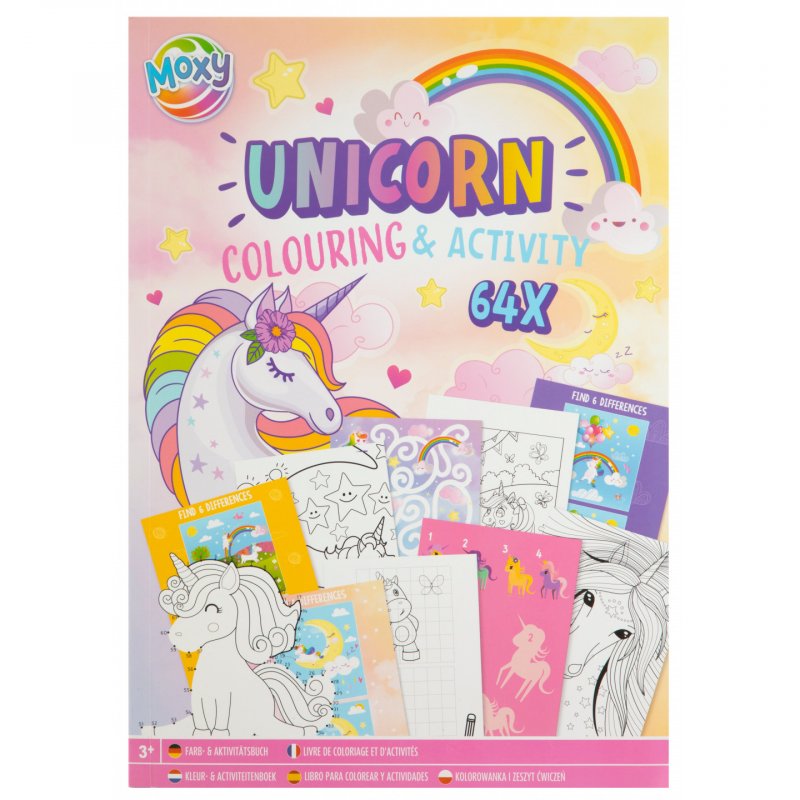 Moxy - Colouring & Activity Book - Unicorn (150068)