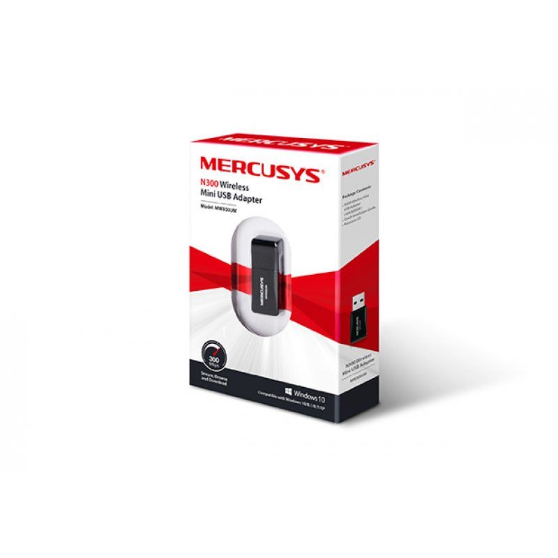 Mercusys MW300UM carte réseau USB 300 Mbit/s