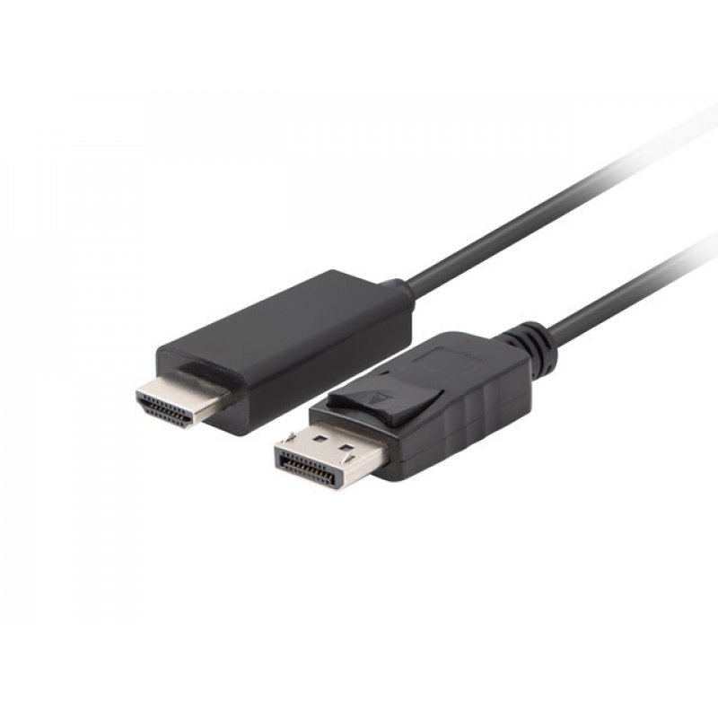 Lanberg CA-DPHD-11CC-0018-BK changeur de genre de câble DisplayPort HDMI Noir
