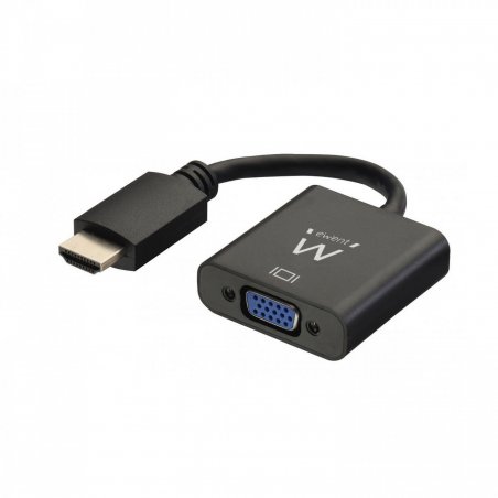 Ewent EW9864 câble vidéo et adaptateur 0,2 m HDMI VGA, 3.5mm Noir